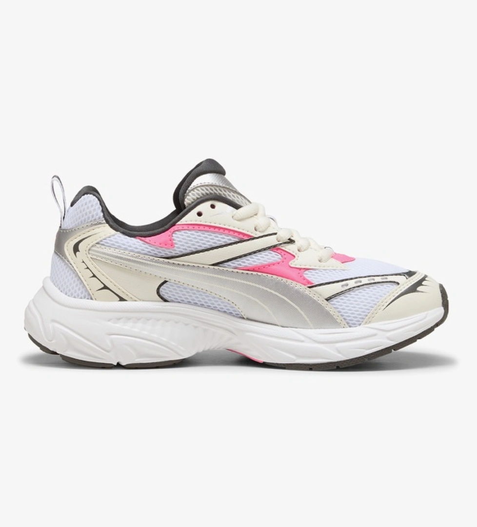Puma Morphic Unisex Beyaz Pembe Spor Ayakkabı - Görsel 1