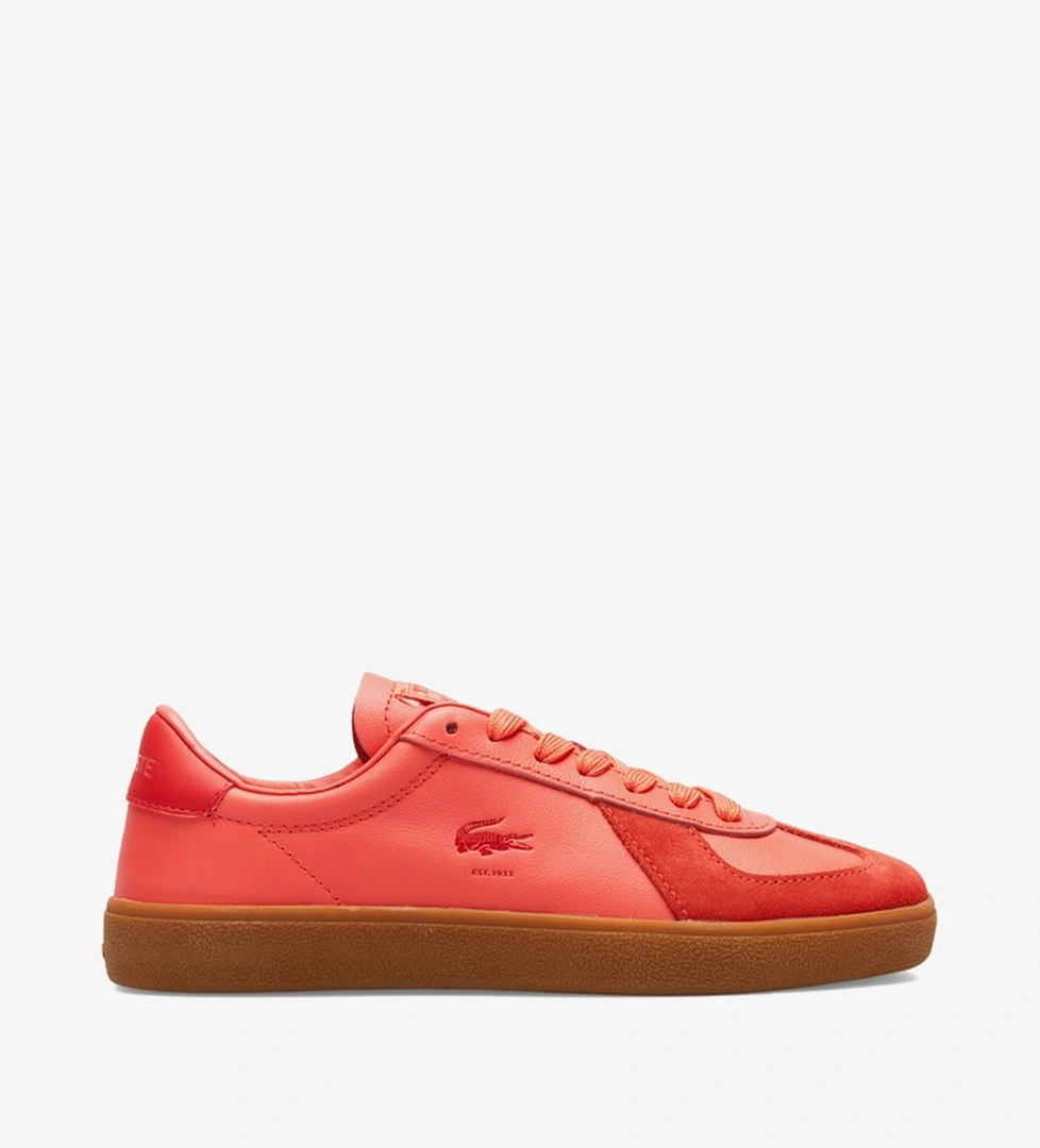 Lacoste Baseshot Pro Leather Kadın Pembe Sneaker - Görsel 1