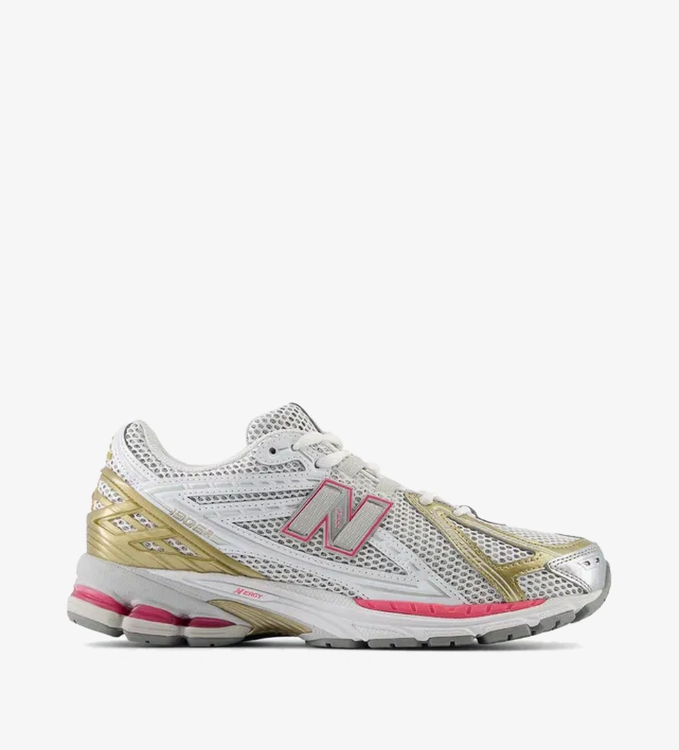 New Balance 1906R Kadın Beyaz/Sarı Spor Ayakkabı - Görsel 1