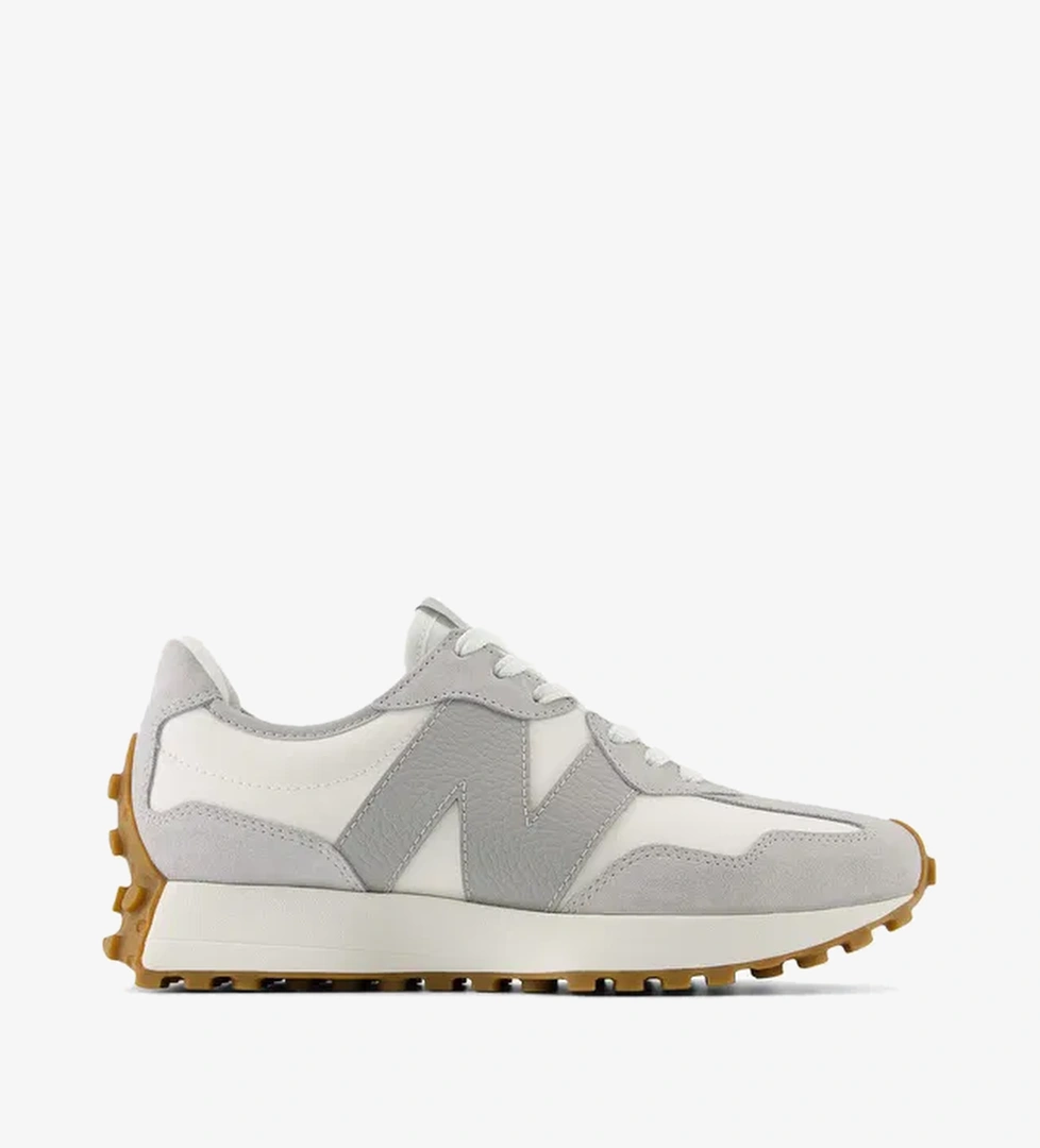 New Balance 327 Kadın Gri Spor Ayakkabı - Görsel 1