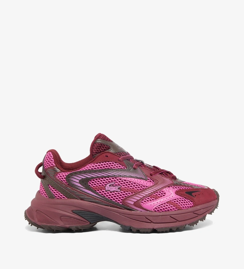 Lacoste L003 Neo Shot Kadın Bordo Sneaker - Görsel 1