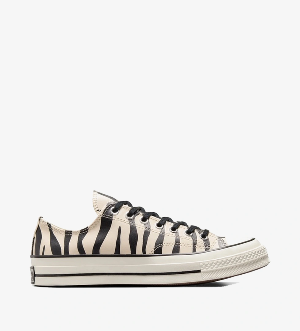 Converse Chuck 70 Zebra Print Unisex Bej Sneaker