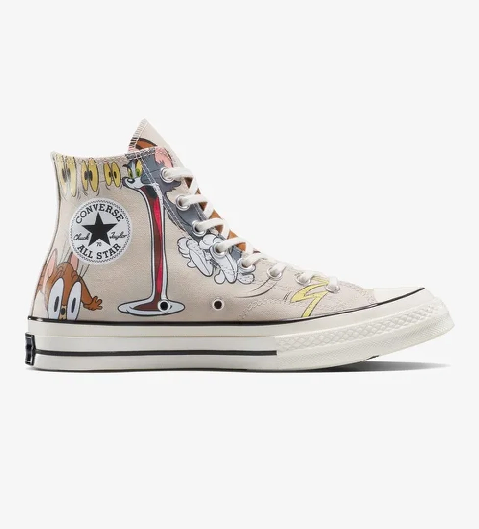 Converse Converse X Tom & Jerry Chuck 70 Unisex Bej Sneaker model görseli