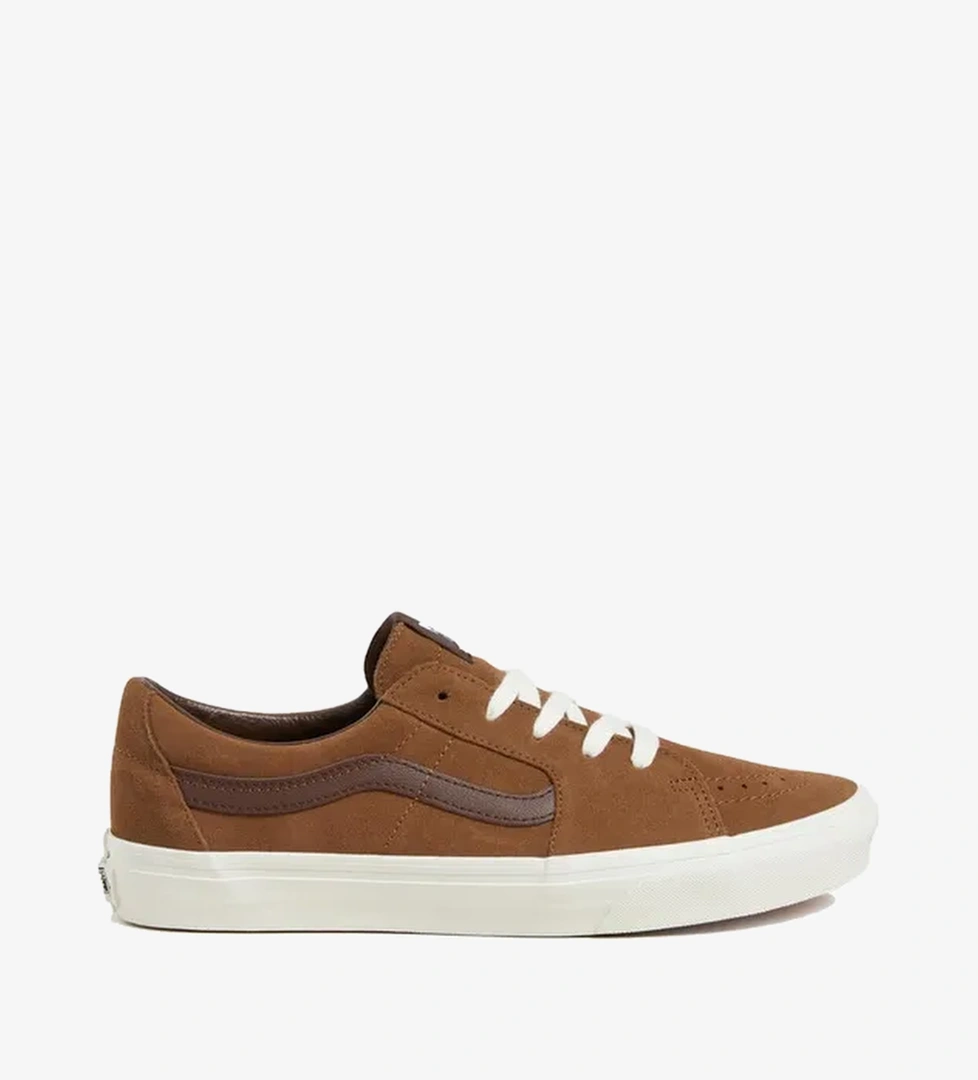 Vans Sk8-Low Erkek Kahverengi Sneaker - Görsel 1