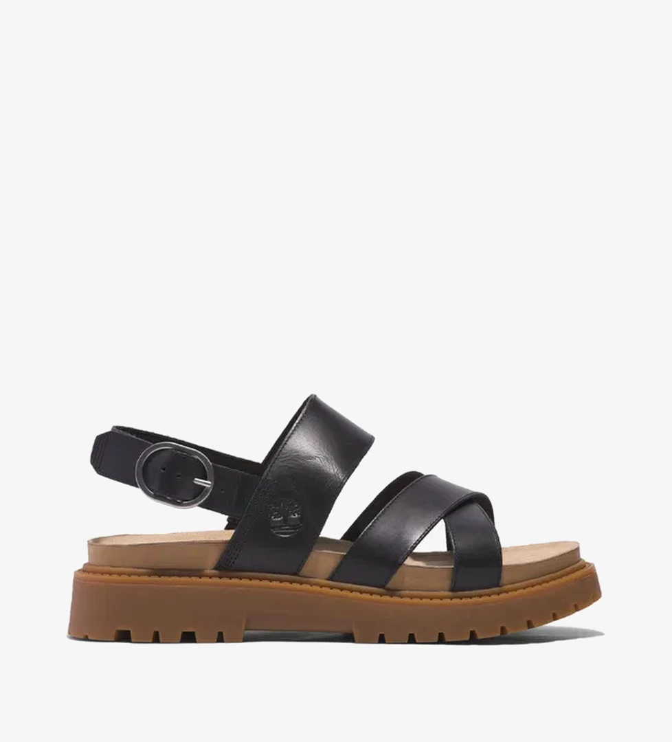 Timberland Clairemont Way Backstrap Kadın Siyah Sandalet - Görsel 1