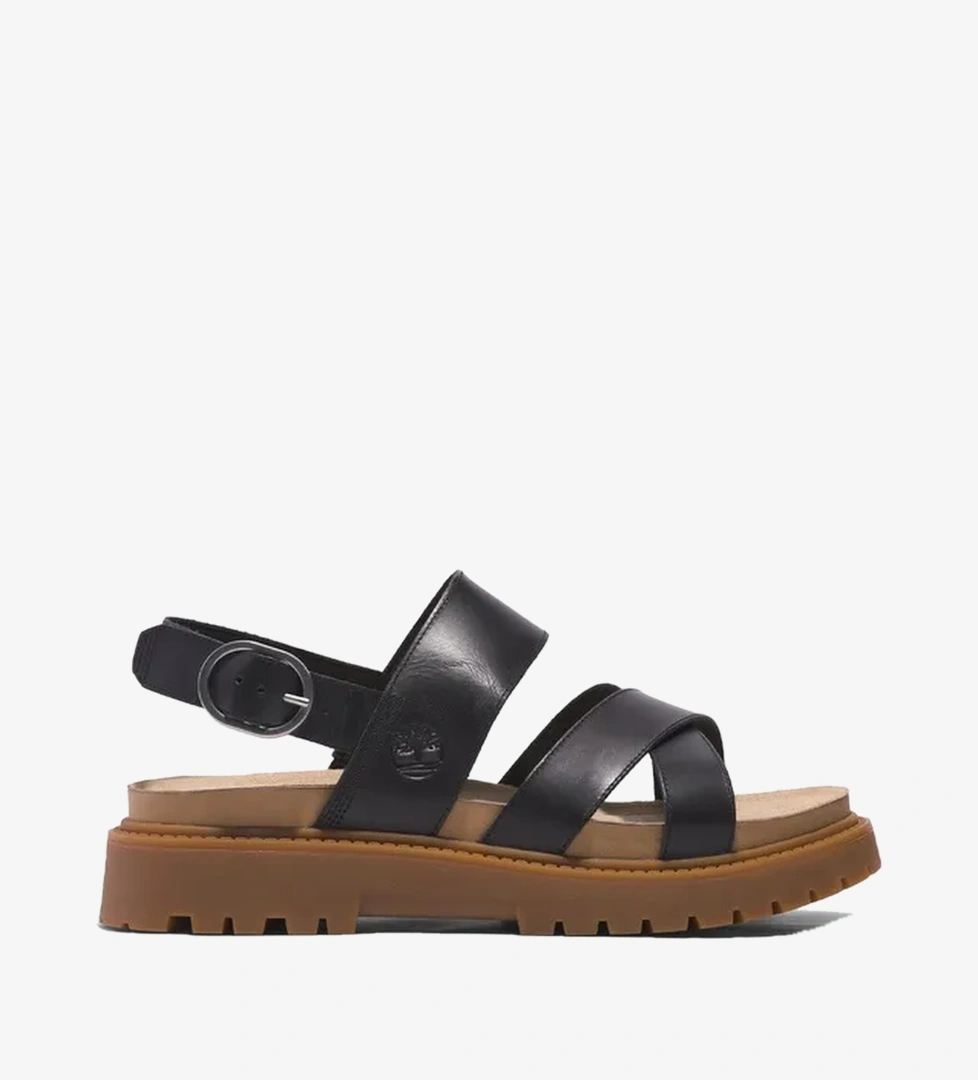 Timberland Clairemont Way Backstrap Kadın Siyah Sandalet