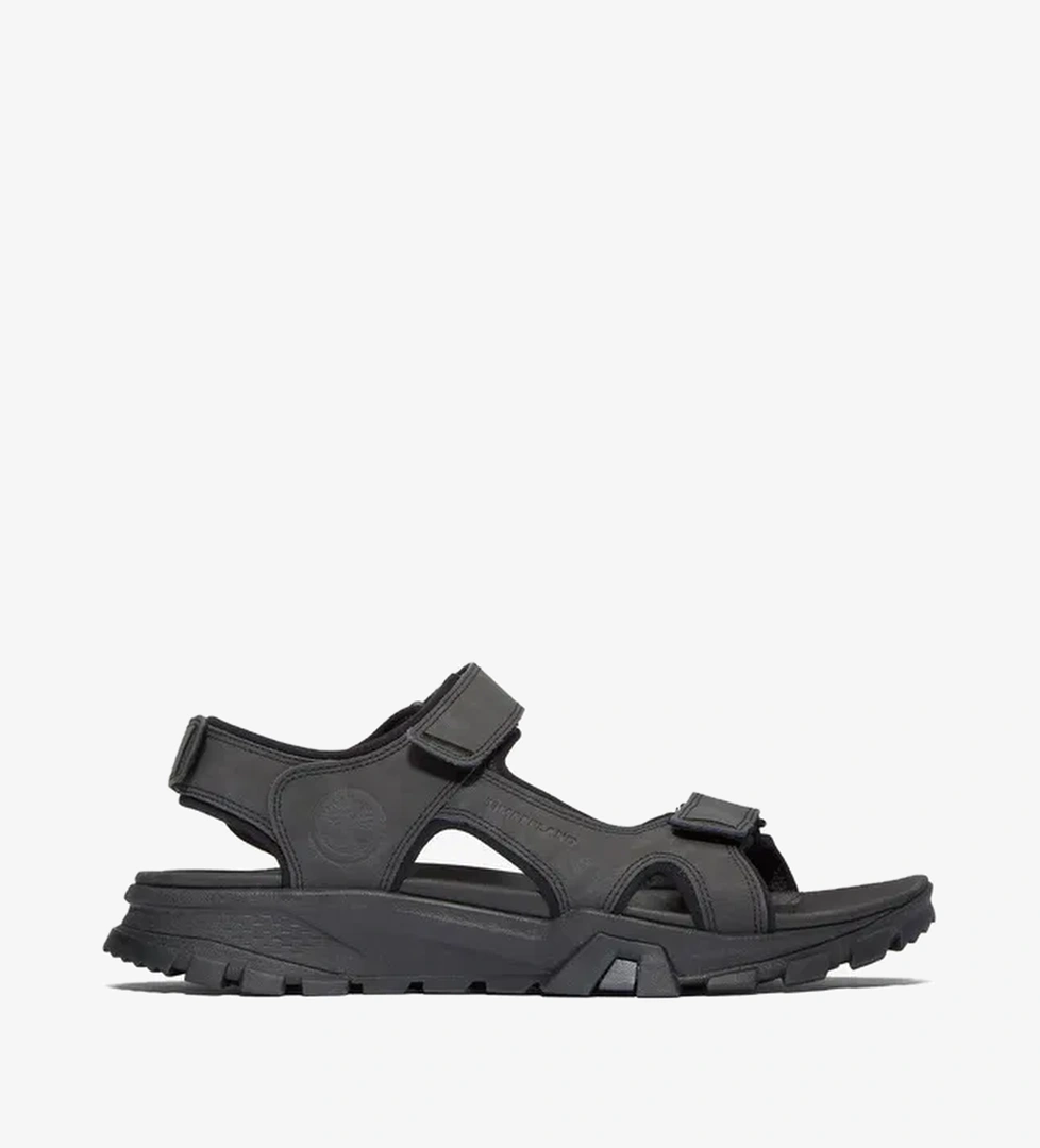 Timberland Lincoln Peak Backstrap Erkek Siyah Sandalet - Görsel 1