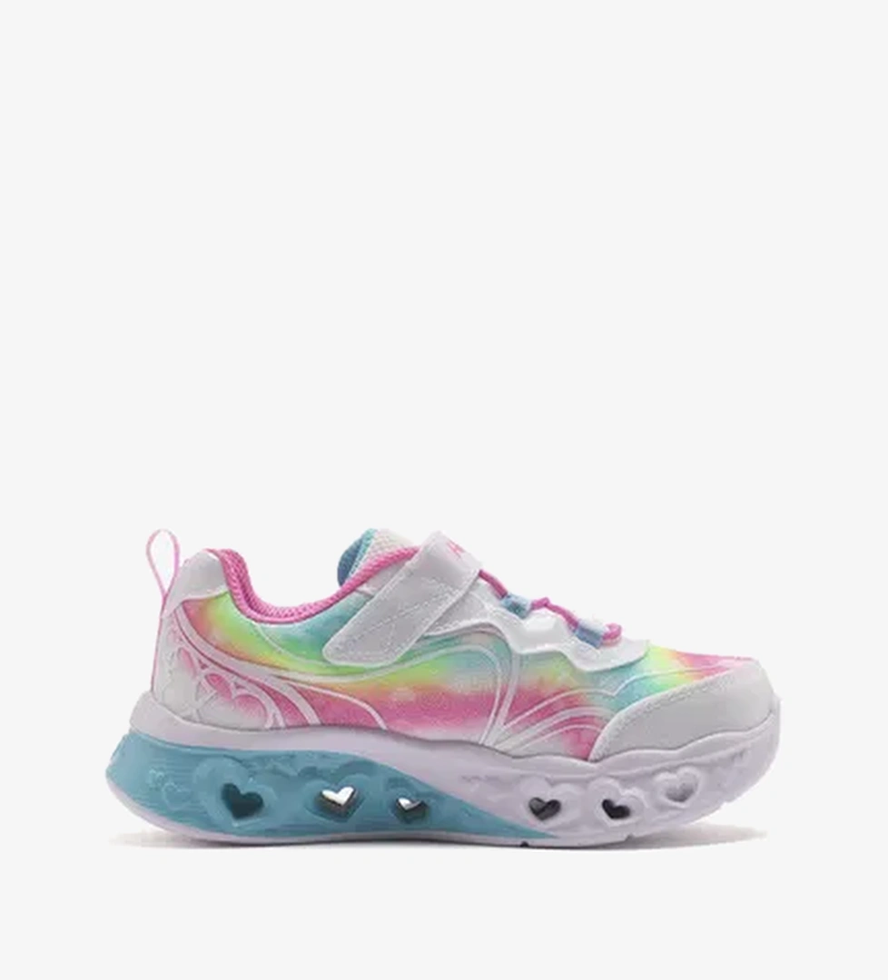 Skechers Flutter Heart Lights Groovy Swirl Bebek Mor Işıklı Spor Ayakkabı - Görsel 1
