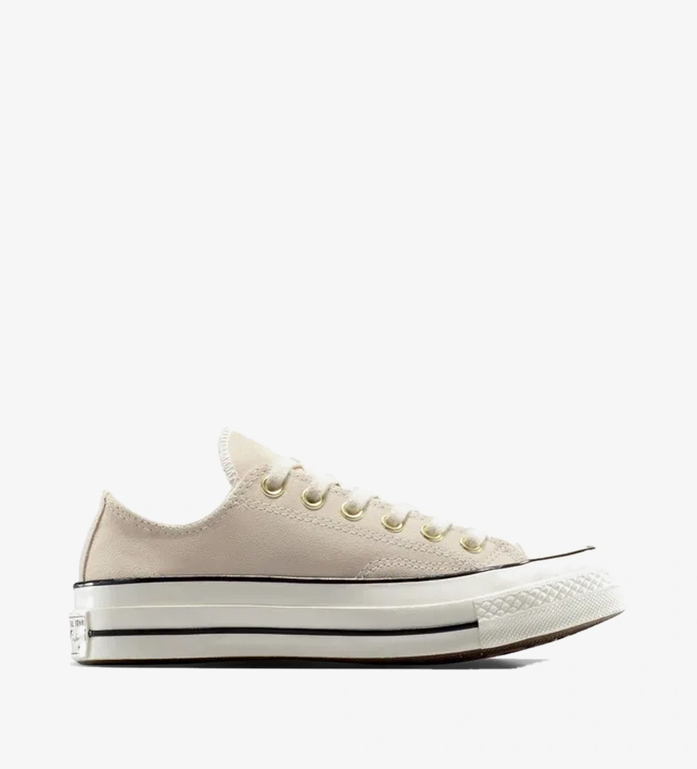 Converse Converse Pembe Chuck 70 Suede Unisex Krem Sneaker SuperStep'te! Pembe - 1. görsel