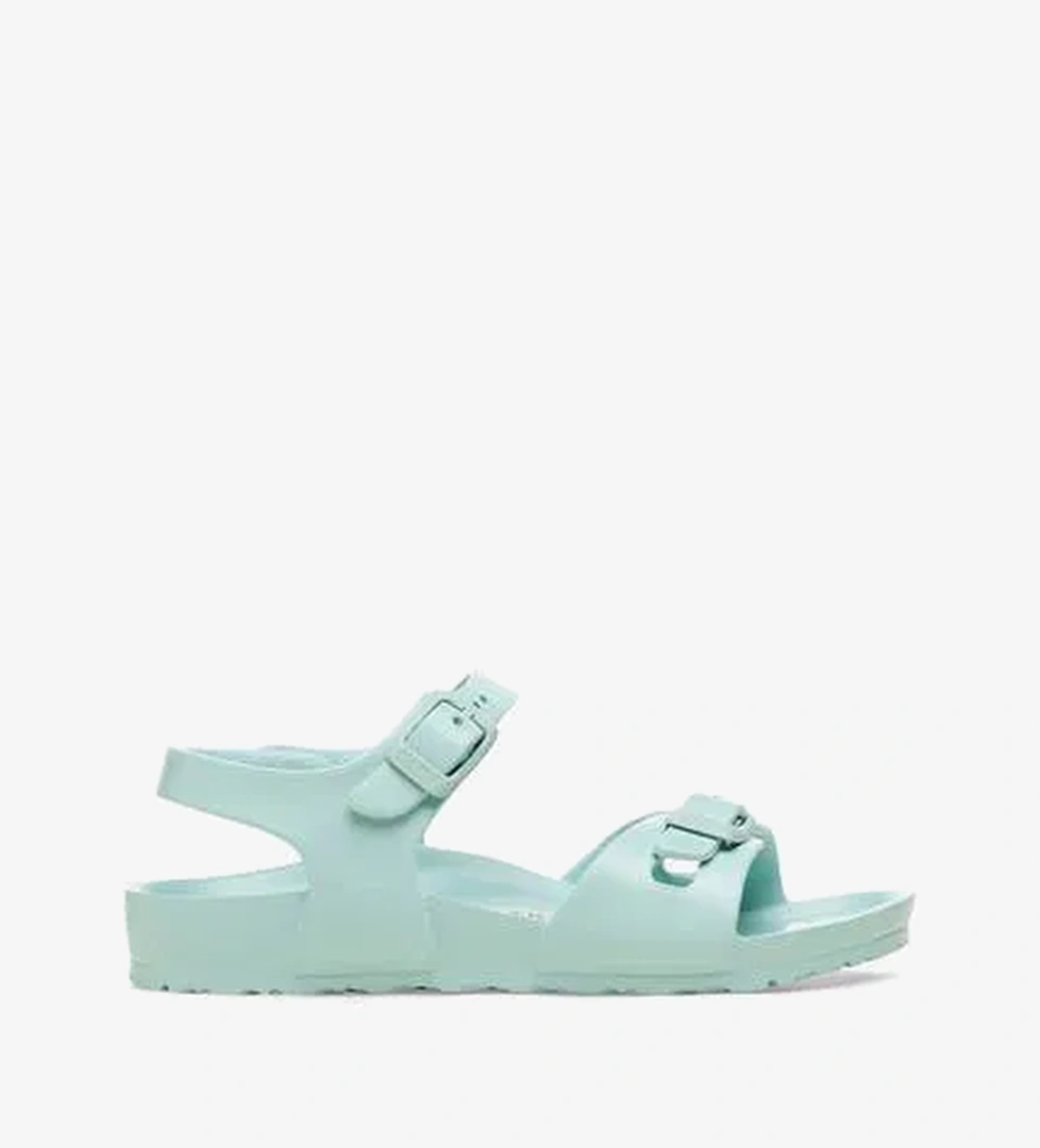 Birkenstock Rio Kids Bebek Yeşil Sandalet - Görsel 1