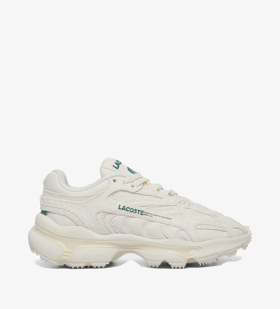 Lacoste L-Spin Deluxe Kadın Bej Sneaker