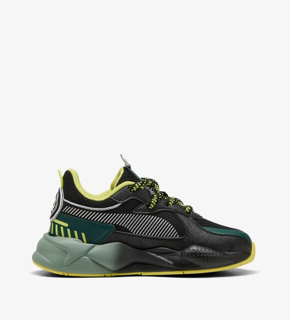 Puma Rs-X Hot Wheels Ps Çocuk Siyah Spor Ayakkabı - Görsel 1