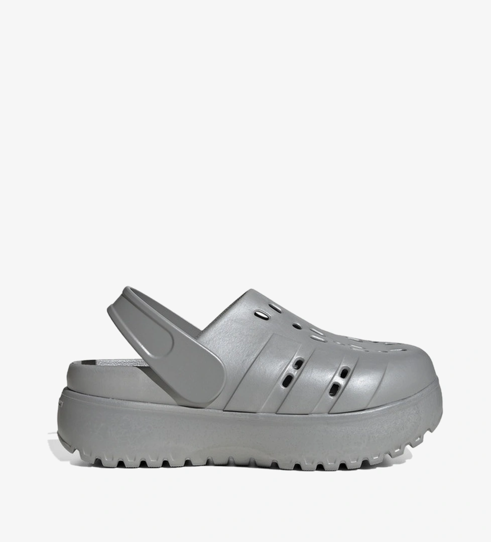 adidas AdıletteClogPlatform Gri Unisex Sandalet