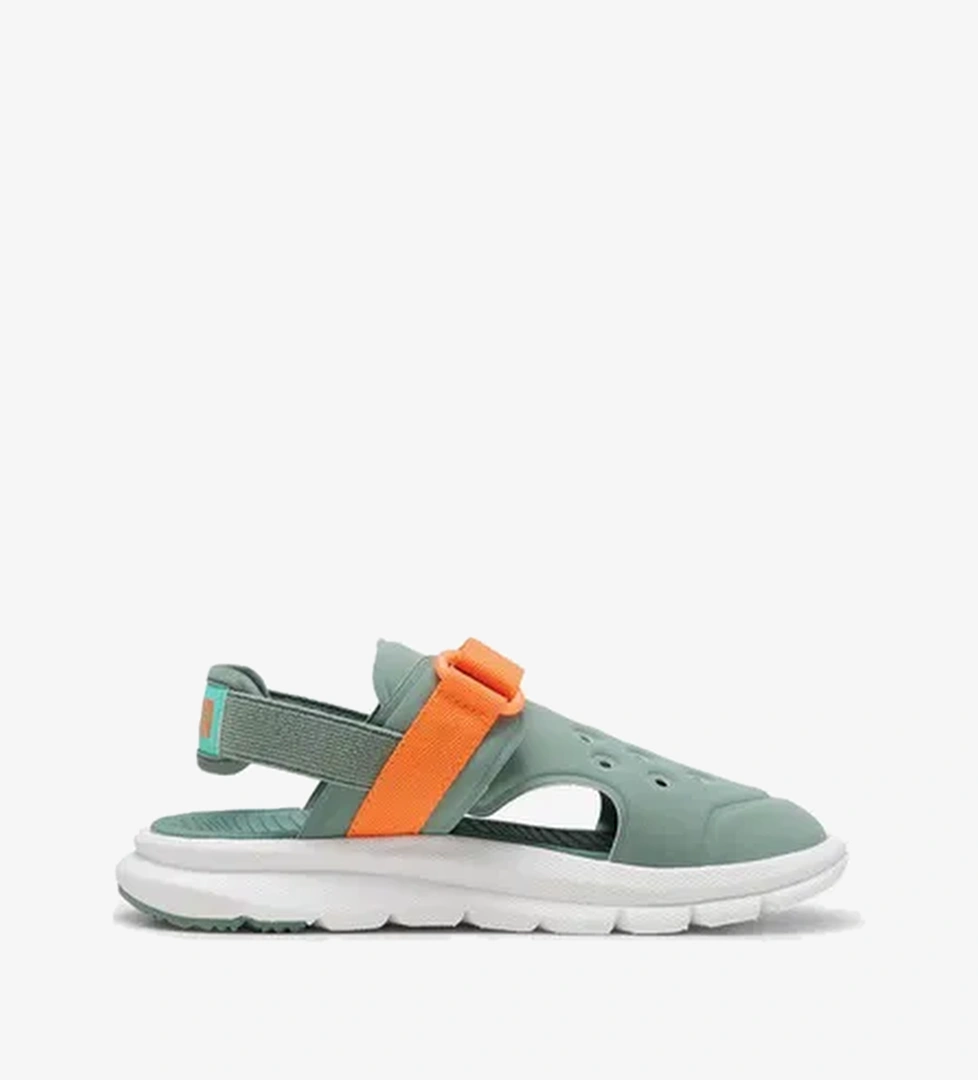 Puma Evolve Ac Ps Çocuk Yeşil Sandalet - Görsel 1