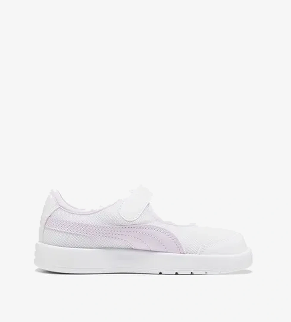 Puma Courtflex V3 Lina V Ps Çocuk Beyaz Spor Ayakkabı - Görsel 1