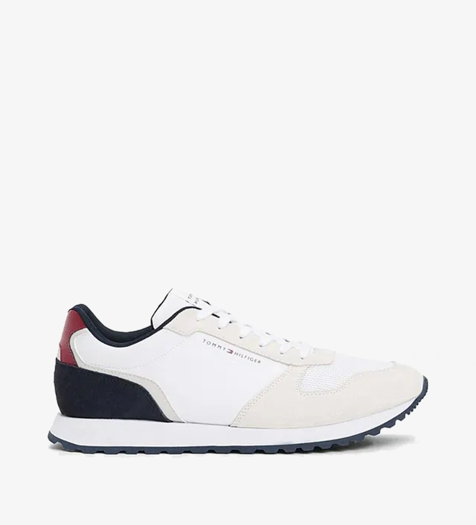 Tommy Hilfiger New Runner Eva Mix Erkek Beyaz Sneaker - Görsel 1