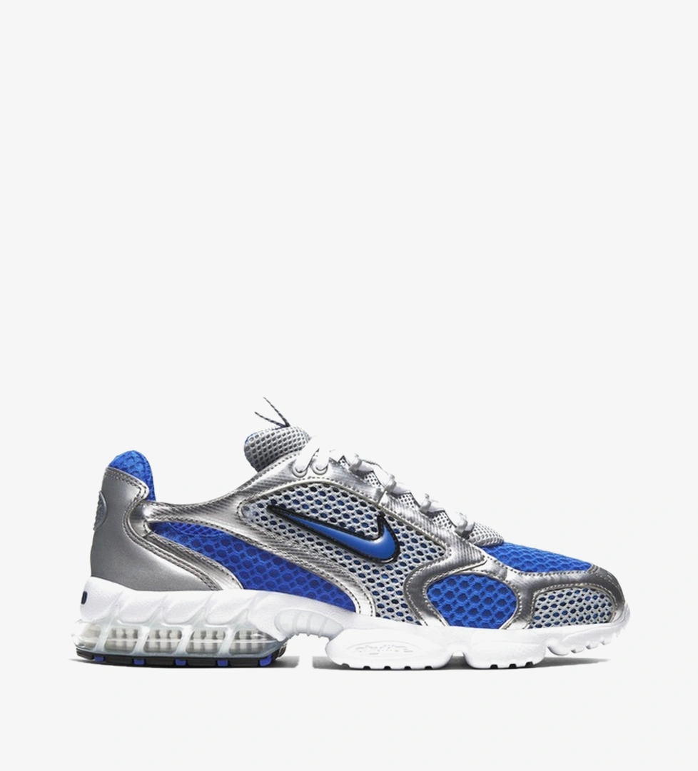 Nike Air Zoom Spiridon Cage Erkek Gri/Mavi Spor Ayakkabı