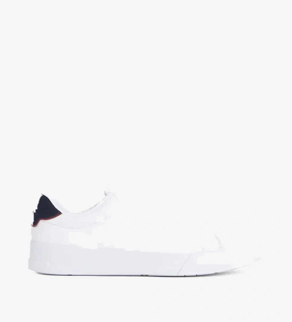 Tommy Hilfiger Court Leather Erkek Beyaz Spor Ayakkabı