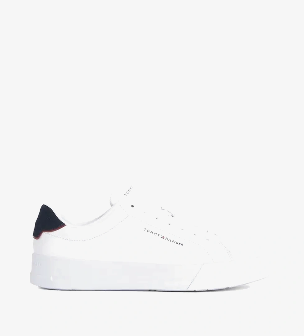 Tommy Hilfiger Court Leather Erkek Beyaz Spor Ayakkabı