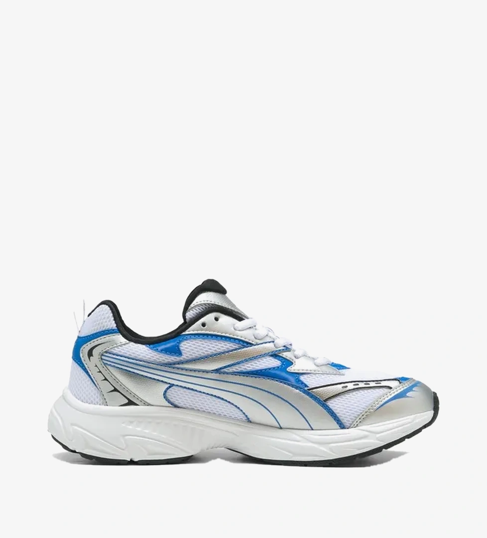 Puma Morphic Unisex Mavi Detaylı Beyaz Spor Ayakkabı