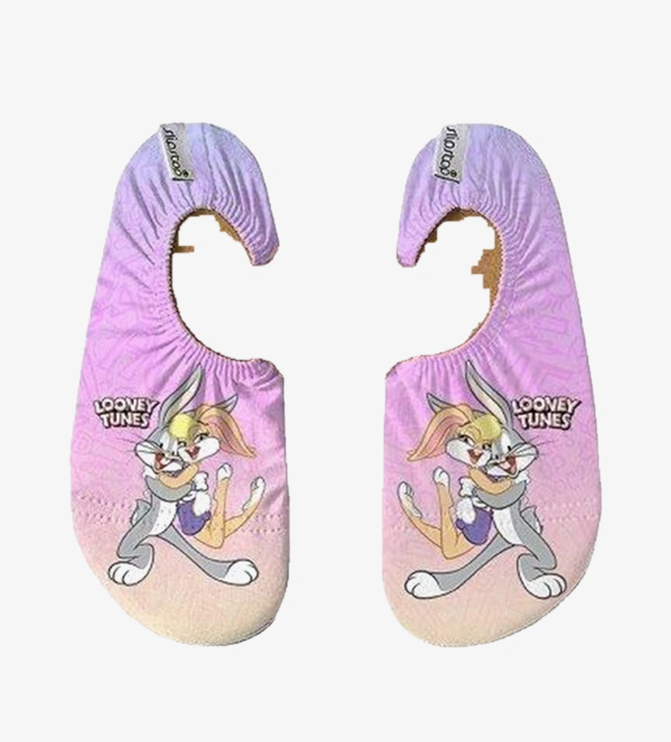 Slipstop Renkli Slipstop Jestful Bugs Bunny Çocuk Havuz Ayakkabısı