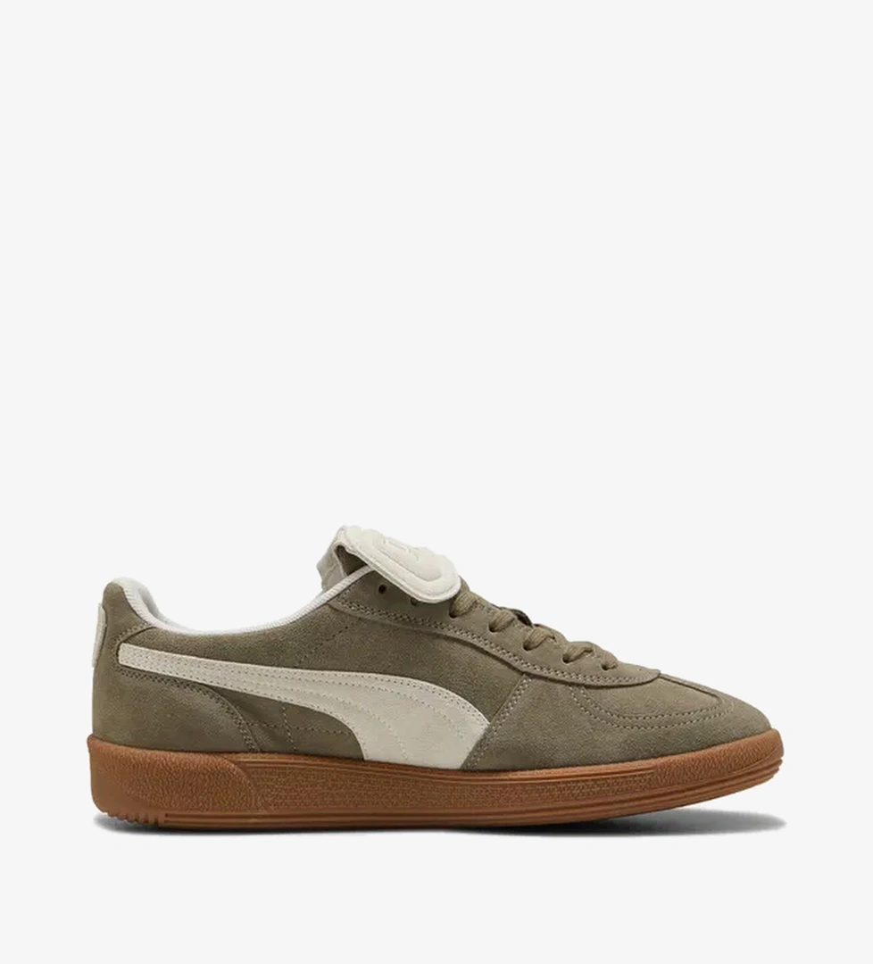 Puma Palermo Premium Suede Erkek Krem Spor Ayakkabı - Görsel 1