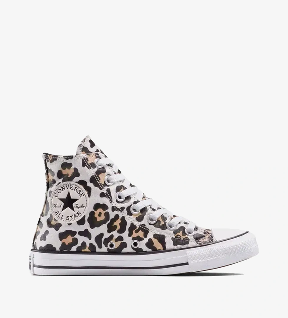Converse Chuck Taylor All Star Leopard Kadın Siyah Sneaker