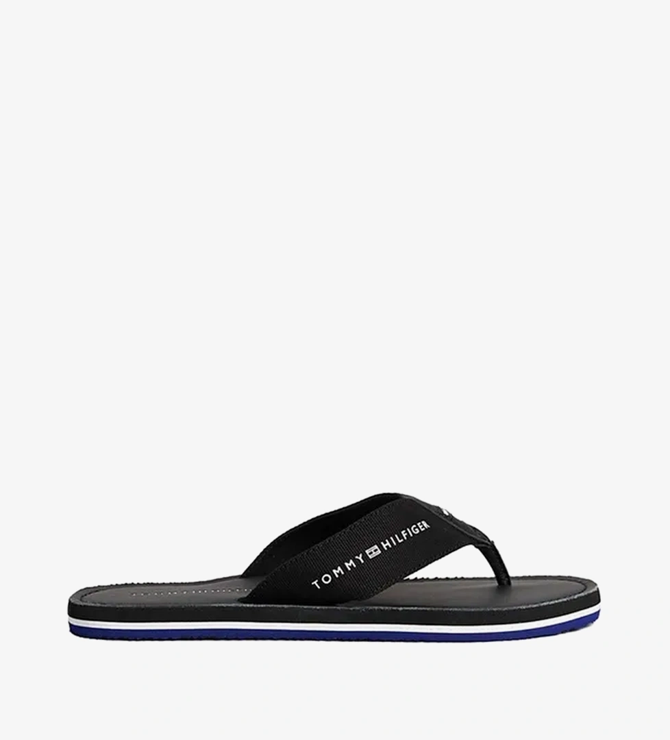 Tommy Hilfiger Erkek Siyah Terlik