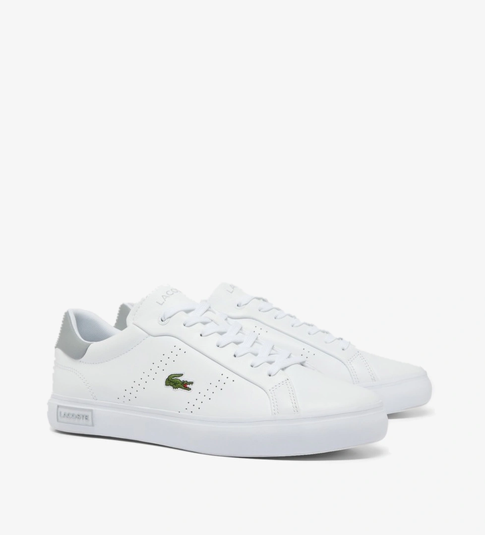 Lacoste Lacoste Powercourt 2.0 Leather Erkek Beyaz Sneaker model görseli