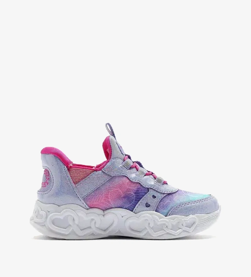 Skechers Infinite Heart Lights Bebek Işıklı Mor Spor Ayakkabı