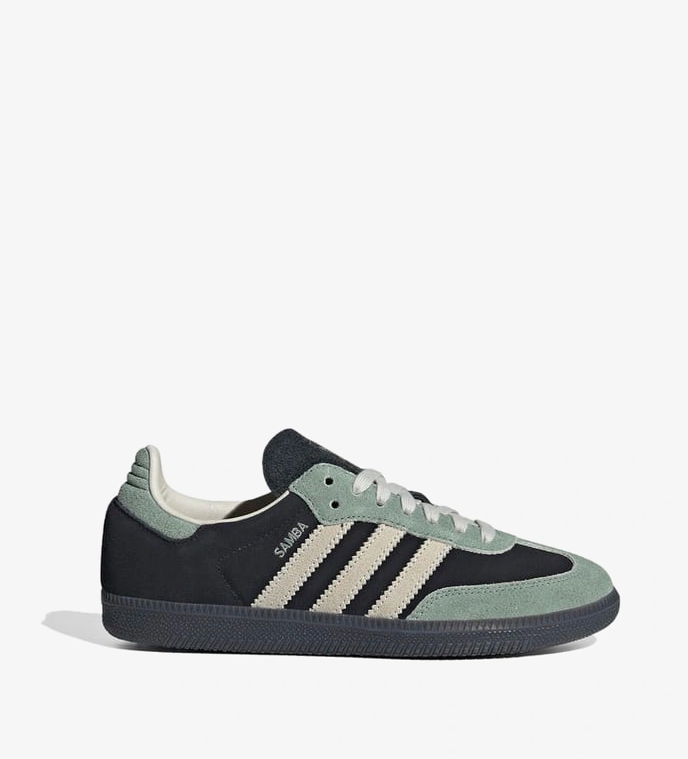 adidas Samba OG Unisex Siyah/Yeşil Spor Ayakkabı - Görsel 1