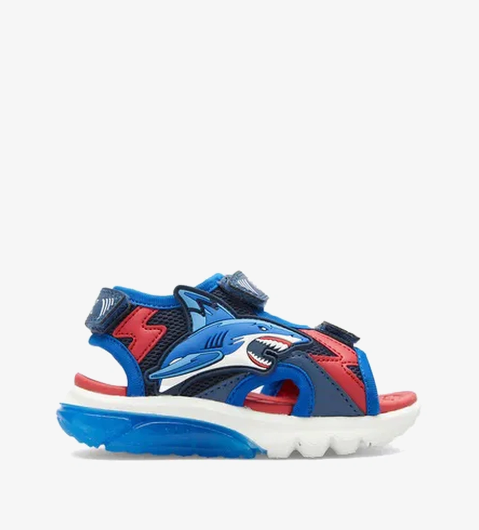 Geox Ciberdron Bebek Mavi Sandalet - Görsel 1