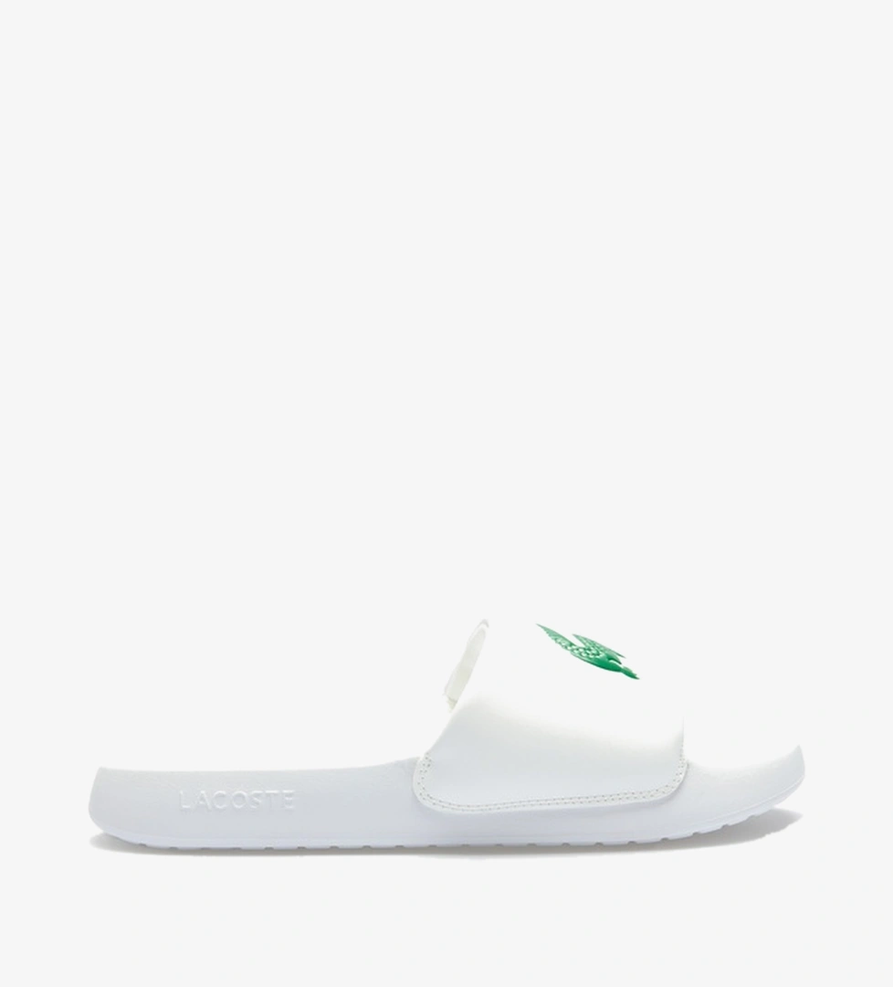 Lacoste Beyaz Lacoste Serve Slide Erkek Terlik