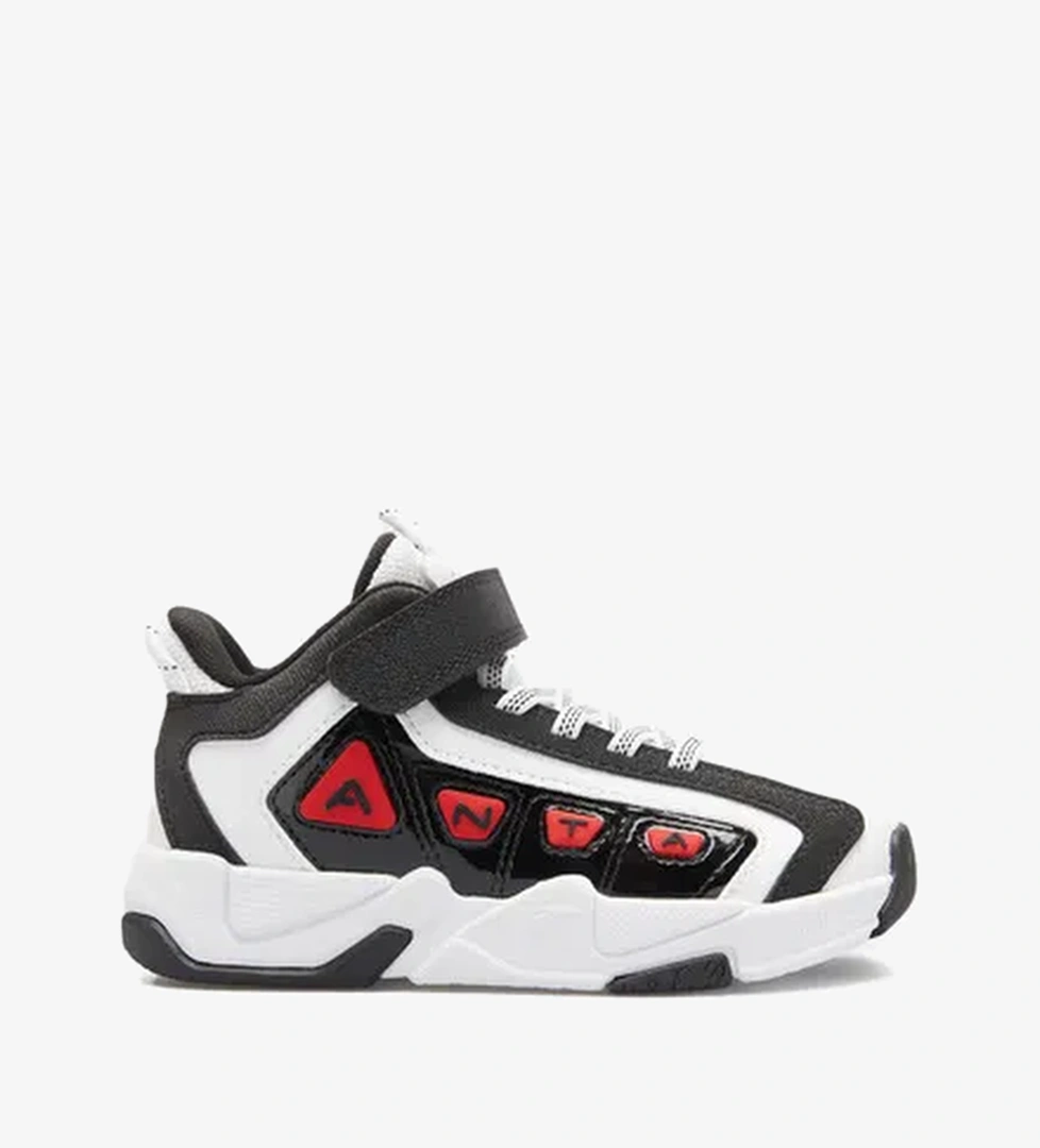 Anta Crazy 3 Çocuk Beyaz/Siyah Basketbol Ayakkabısı - Görsel 1