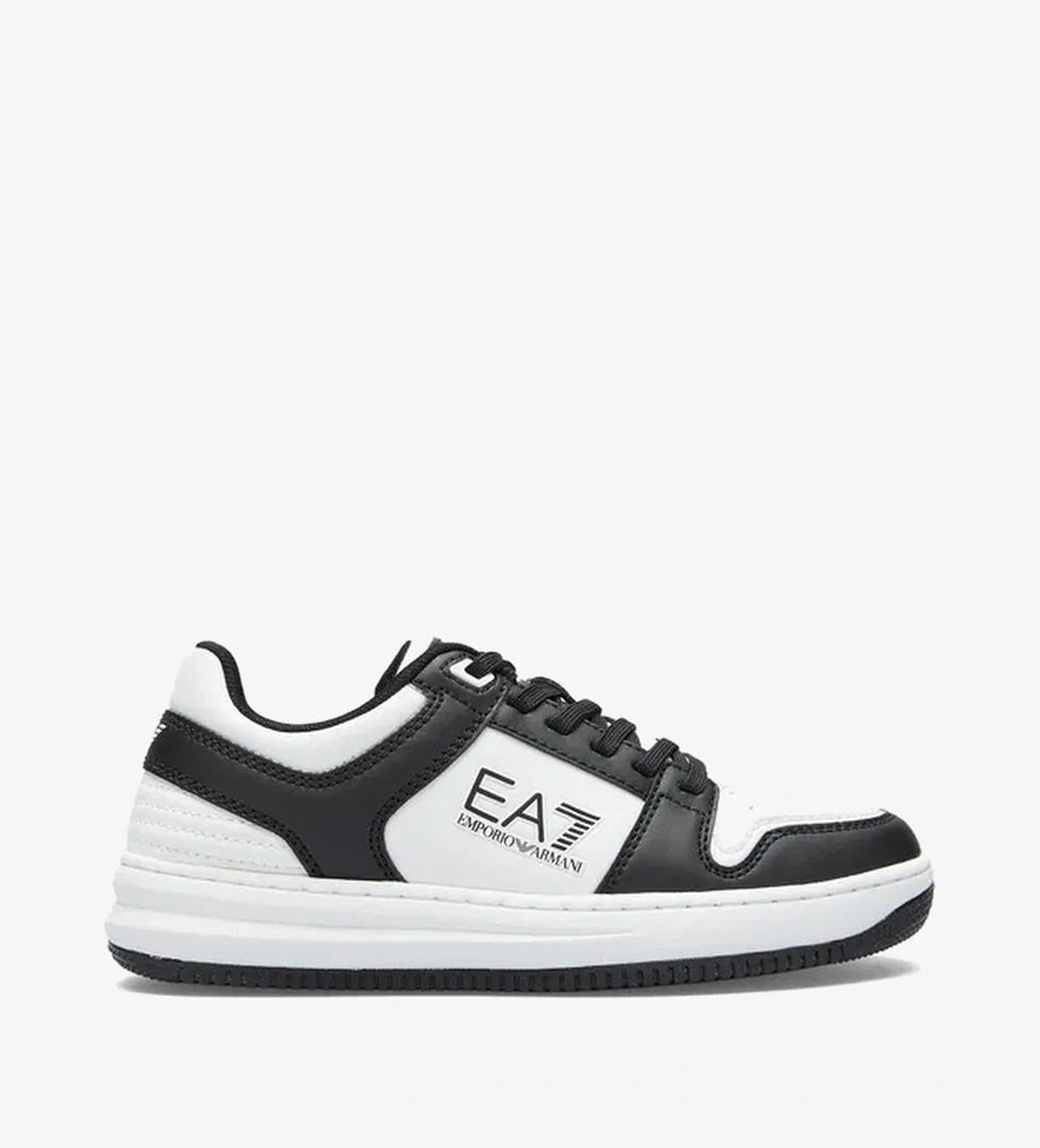 Emporio Armani Kadın Beyaz/Siyah Sneaker