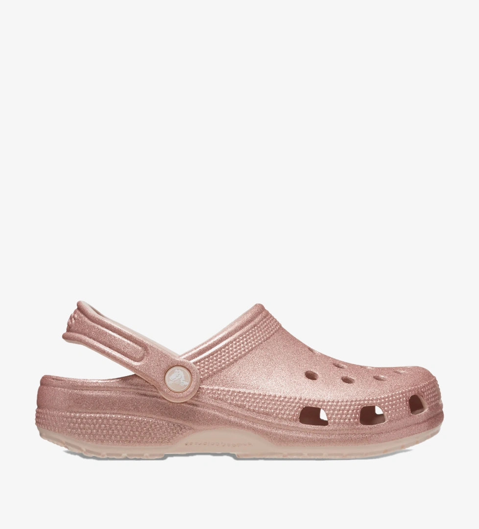 Crocs Classic Glitter Clog Unisex Pembe Terlik