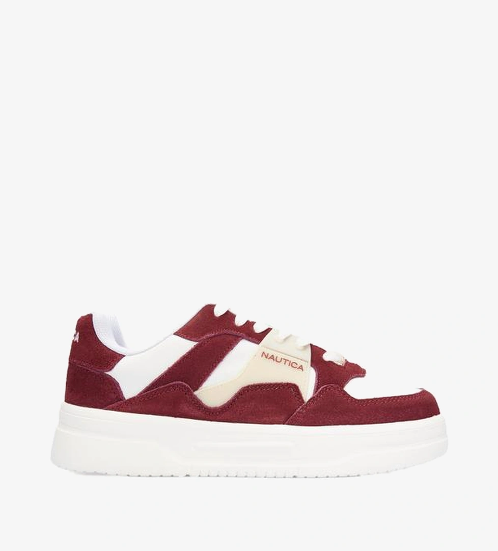 Nautica Kadın Bordo Sneaker - Görsel 1