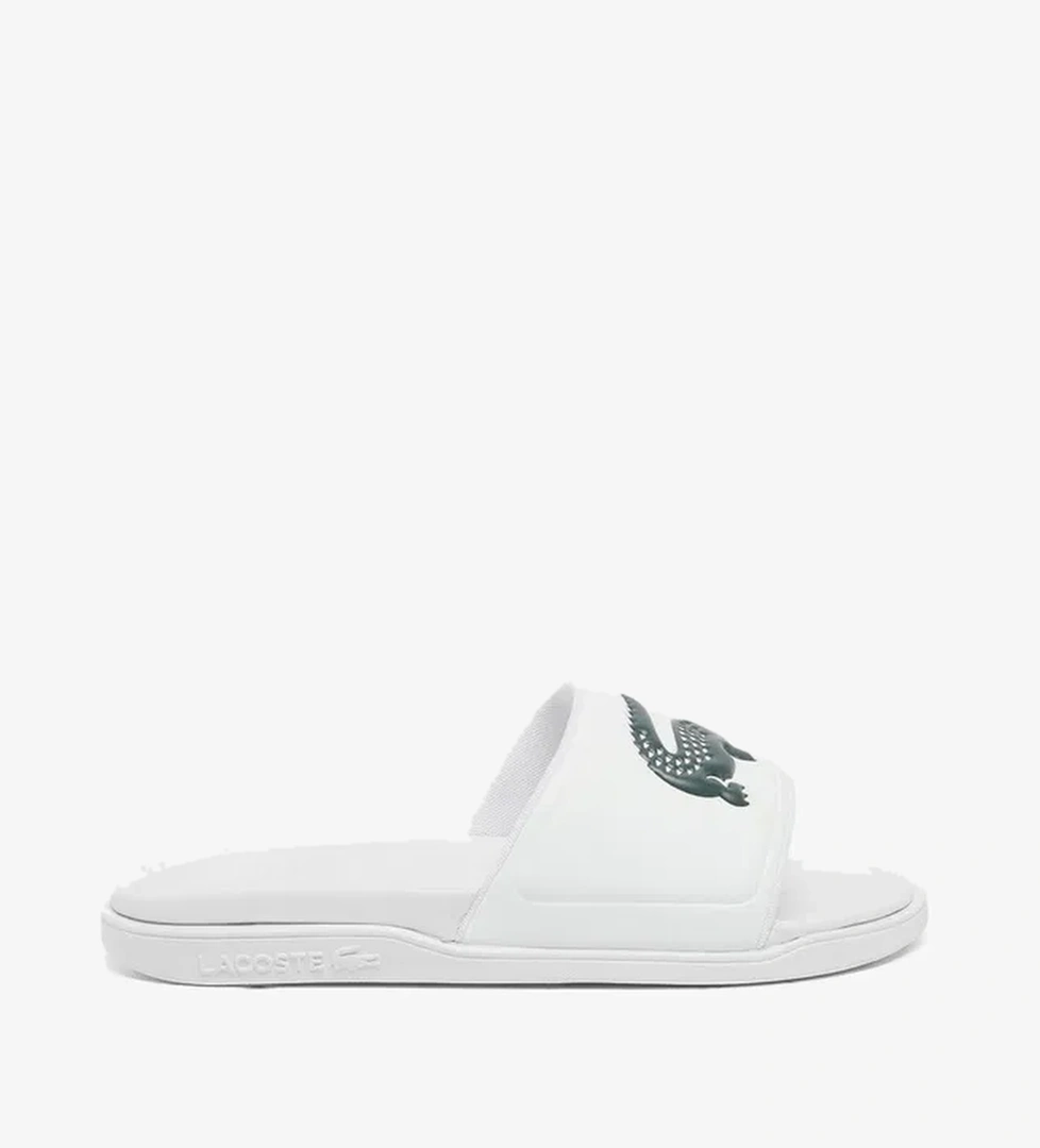 Lacoste Serve Slide Dual Erkek Beyaz Terlik