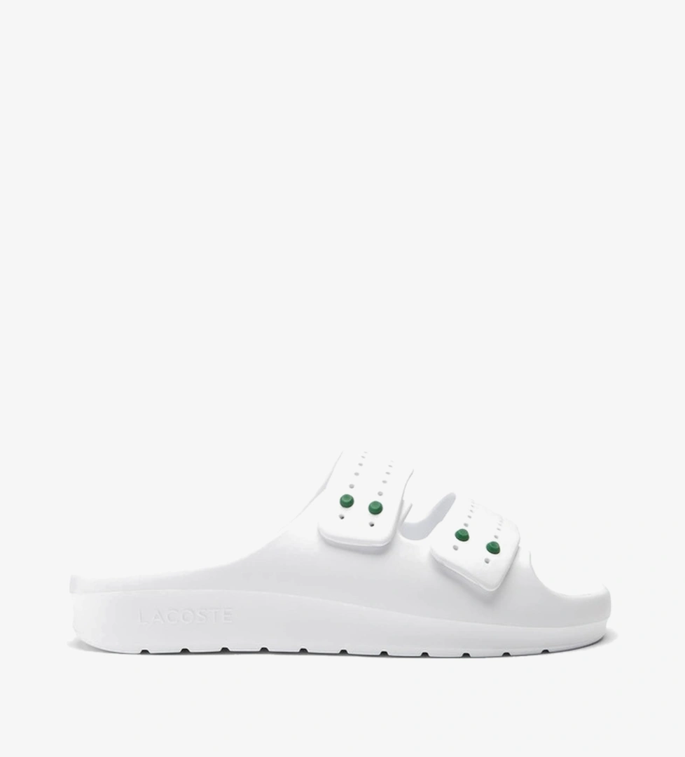 Lacoste Serve Strap Kadın Beyaz Terlik