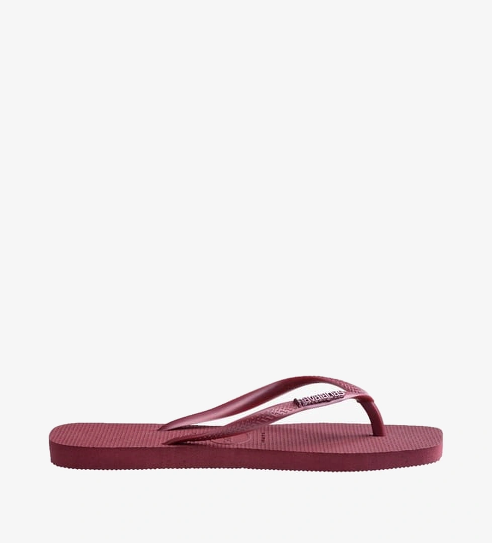 Havaianas Havaianas Slim Square Metallic Logo Kadın Bordo Terlik model görseli