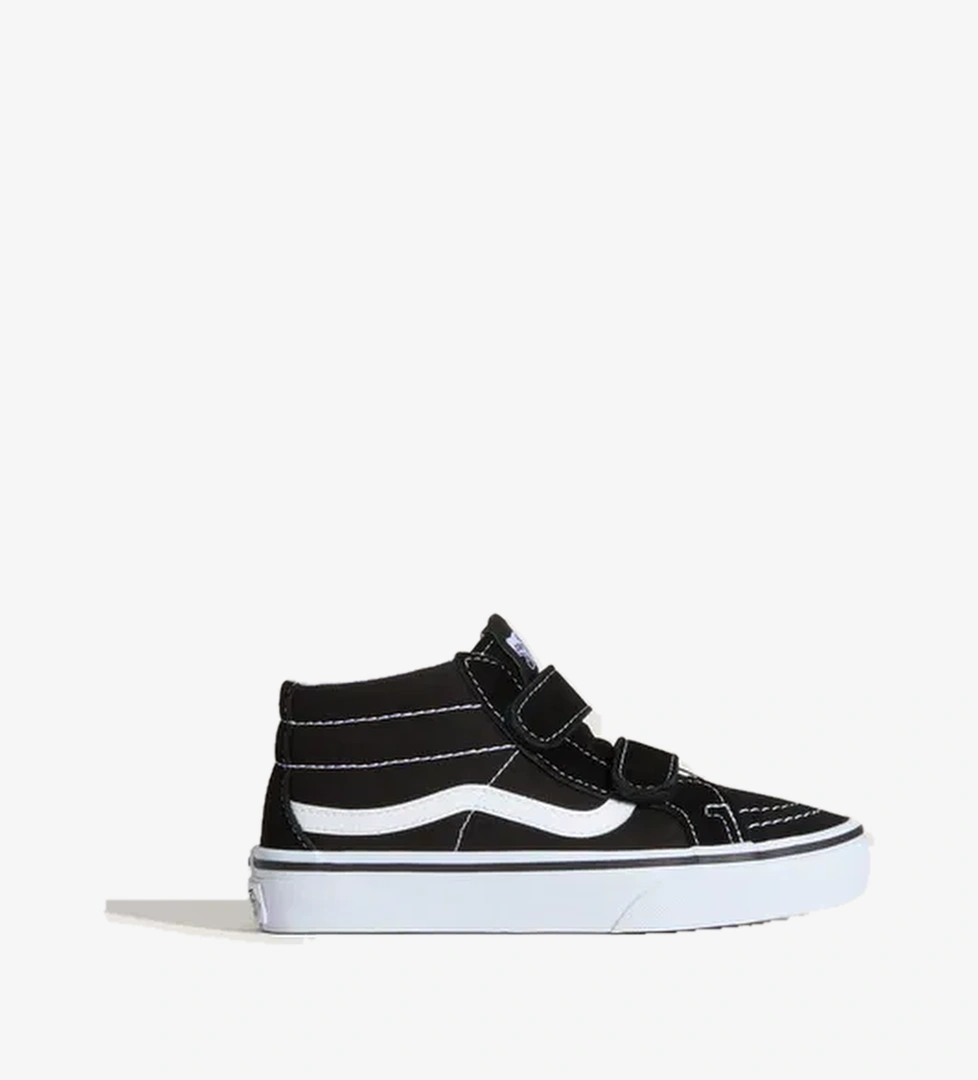 Vans Sk-8 Mid Reissue Çocuk Siyah Spor Ayakkabı - Görsel 1