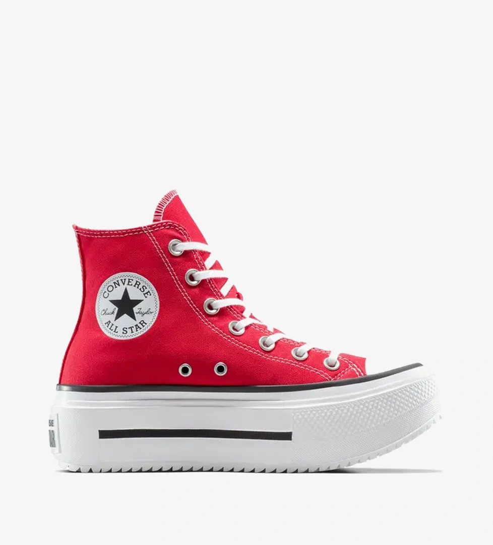 Converse Chuck Taylor All Star Lift Double Stack Platform Kadın Kırmızı Sneaker