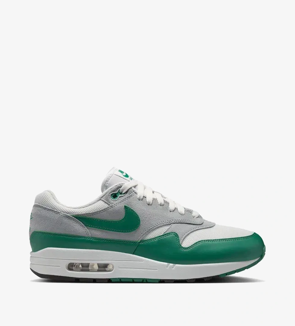 Nike Air Max 1 Essentials Erkek Gri/Yeşil Spor Ayakkabı - Görsel 1