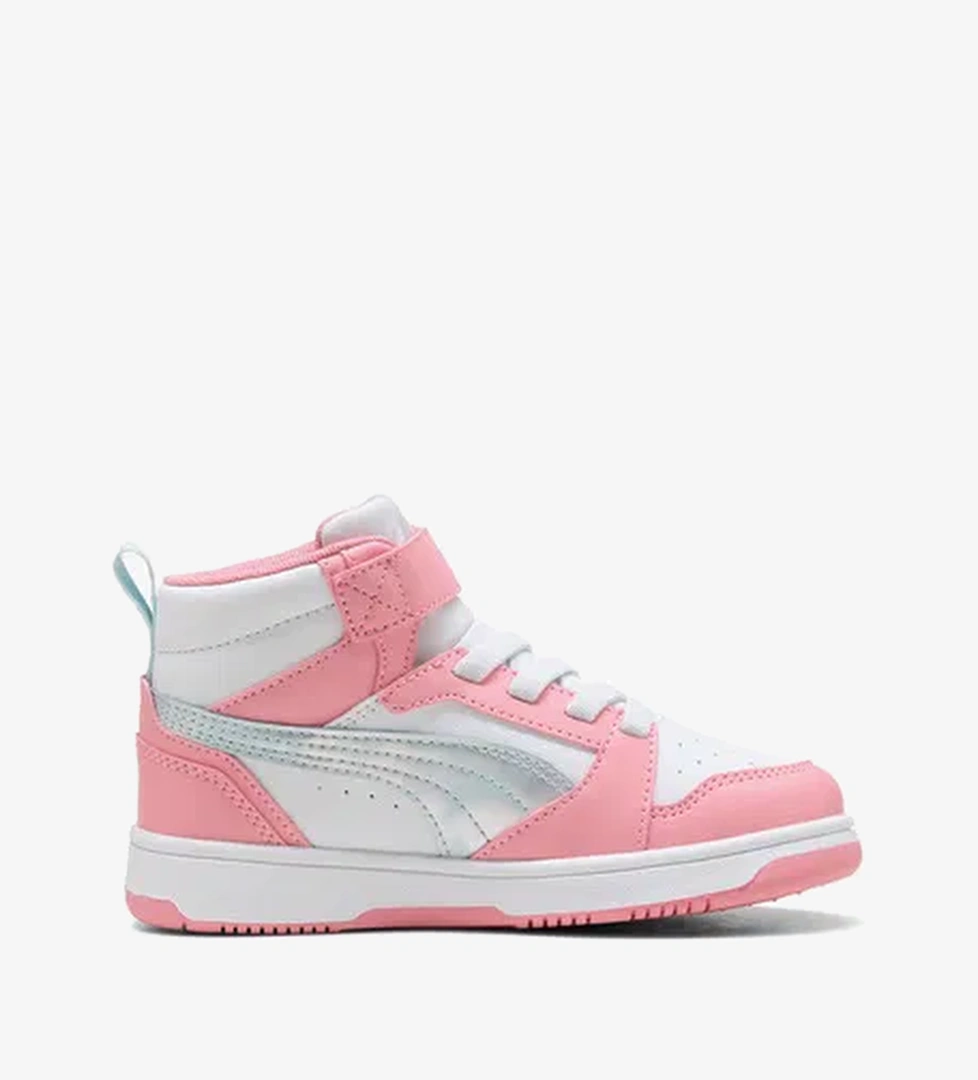 Puma Rebound V6 Mid Space Belle Çocuk Pembe Spor Ayakkabı