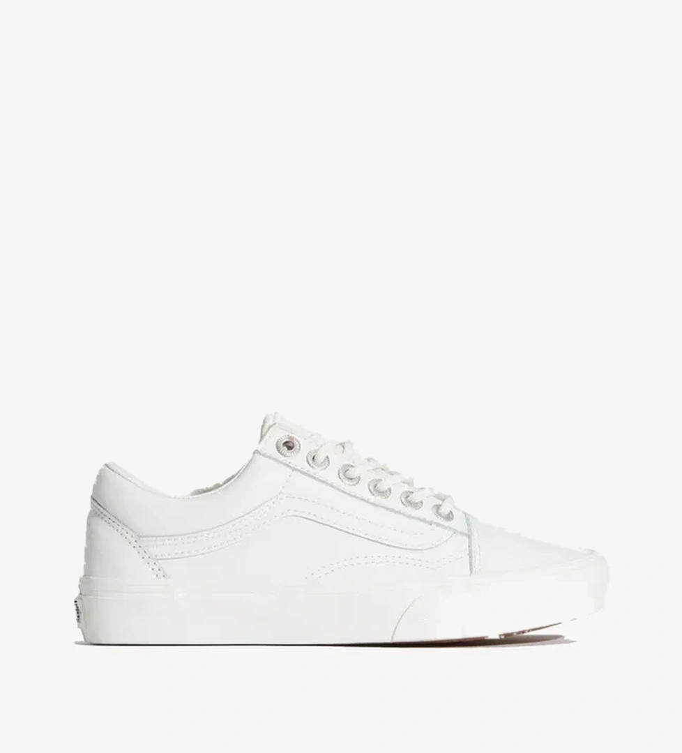 Vans Old Skool Kadın Beyaz Spor Ayakkabı - Görsel 1