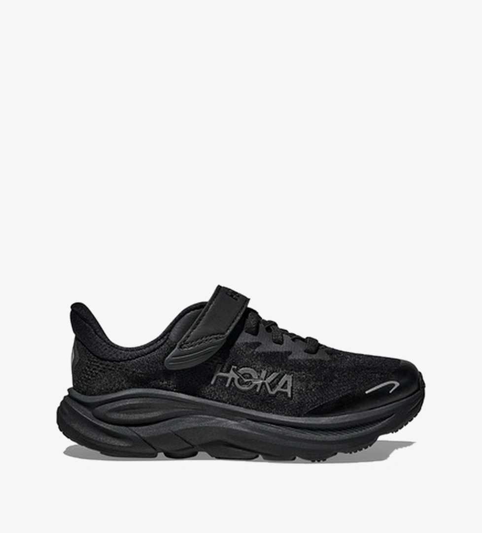Hoka Clifton 10 Çocuk Siyah Koşu Ayakkabısı