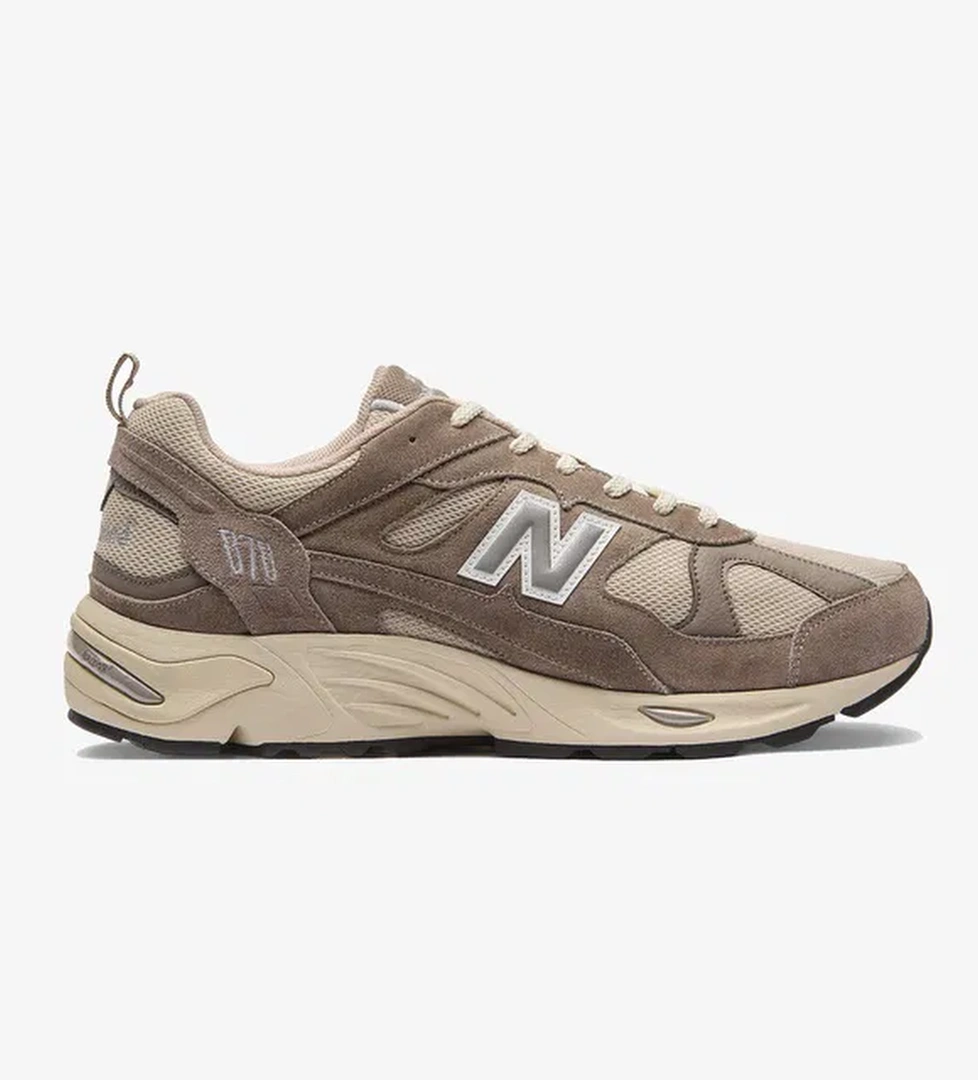 New Balance 878 Kahverengi Unisex Beyaz Spor Ayakkabı