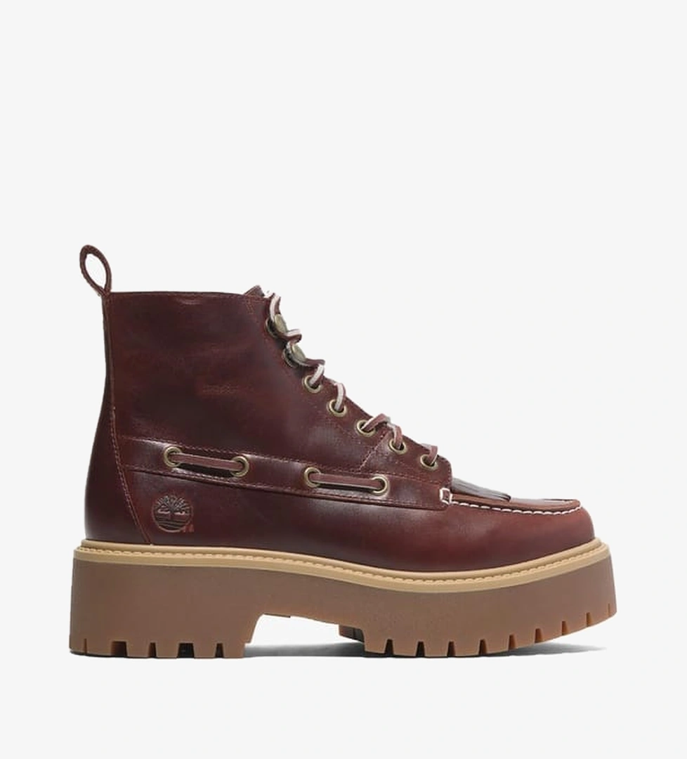 Timberland Stone Street Mid Lace Up Kadın Kahverengi Bot