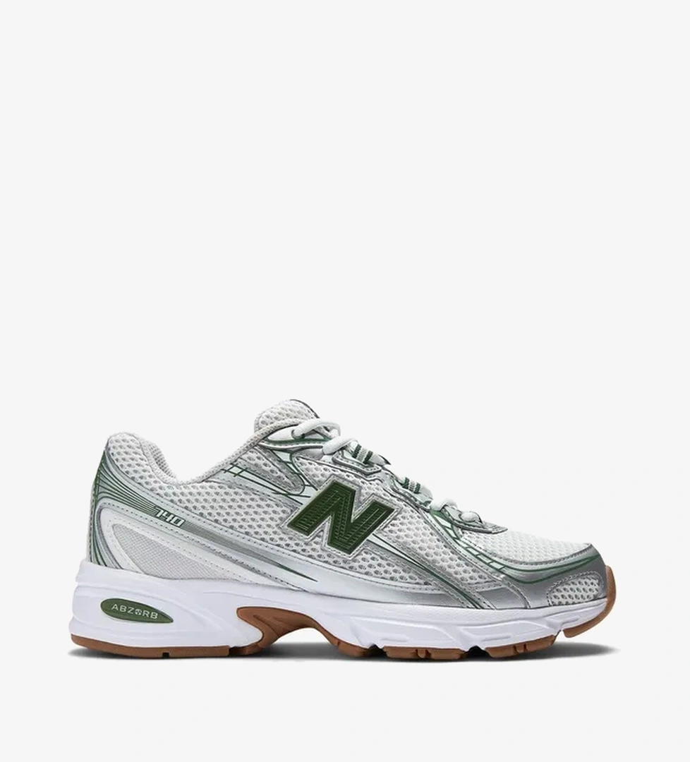 New Balance 740 Lifestyle Erkek Gri/Yeşil Spor Ayakkabı