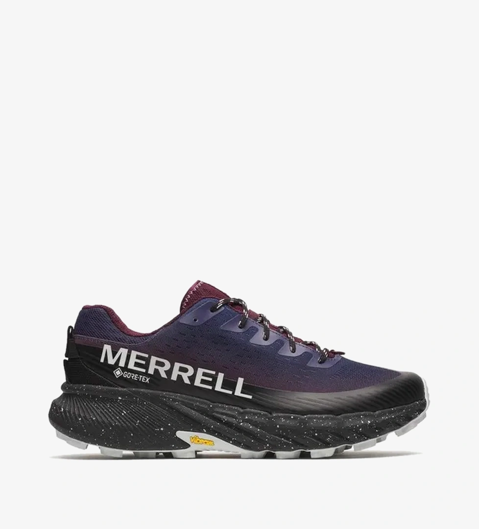 Merrell Agility Peak 5 Gore Tex Erkek Mor Koşu Ayakkabısı